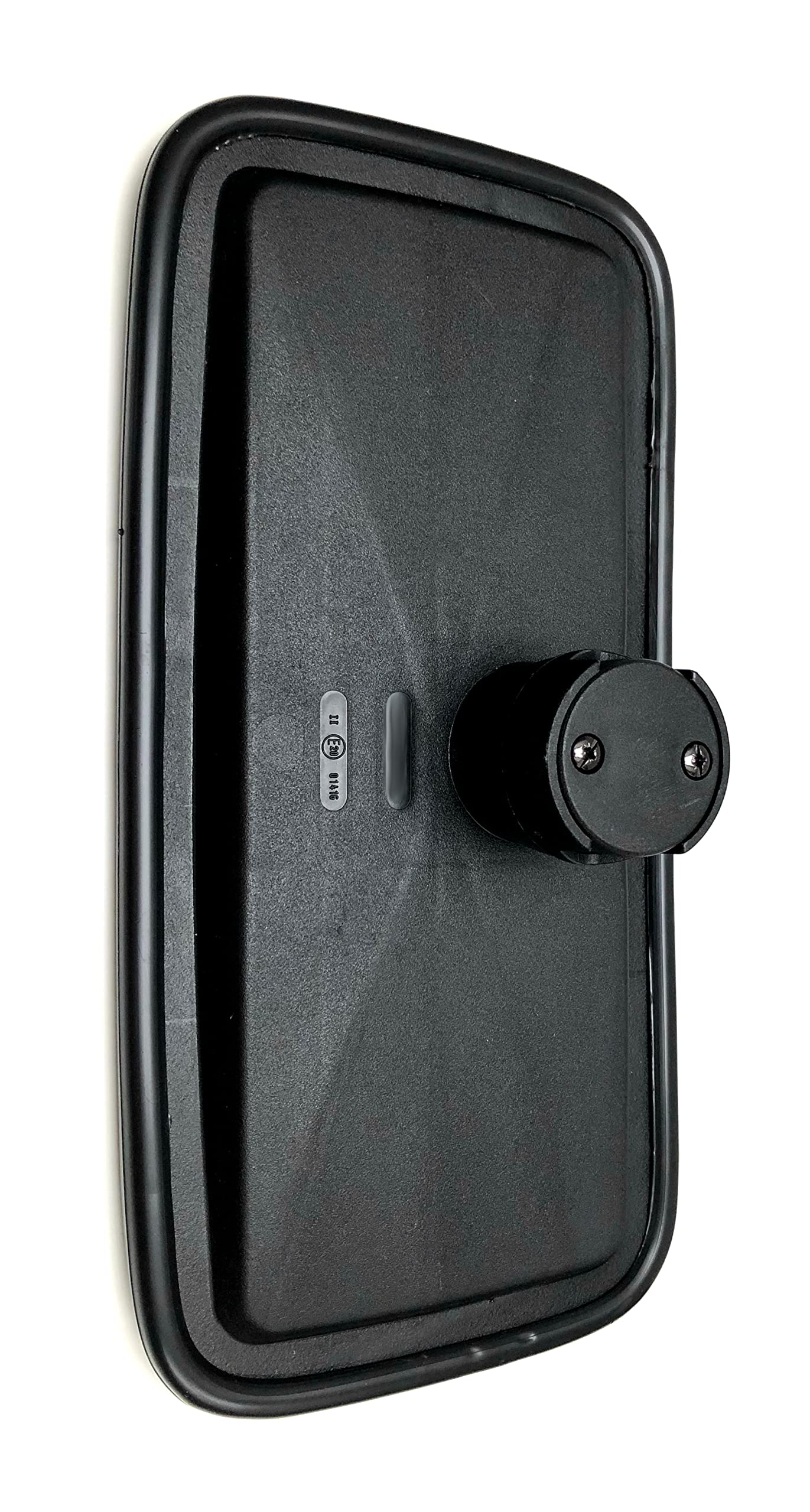 Rétroviseur extérieur 375 x 185 mm E20 Ø 14-30 mm Rétroviseur latéral pour camion, pelleteuse, tracteur, bus (1, 375 x 185 mm Ø 14-30 mm)