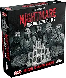 Identity Games [www.identity games.com] Aventuras de terror de pesadelo | Jogo de tabuleiro Mistério de Assassinato para Adultos e Adolescentes (versão em inglês)