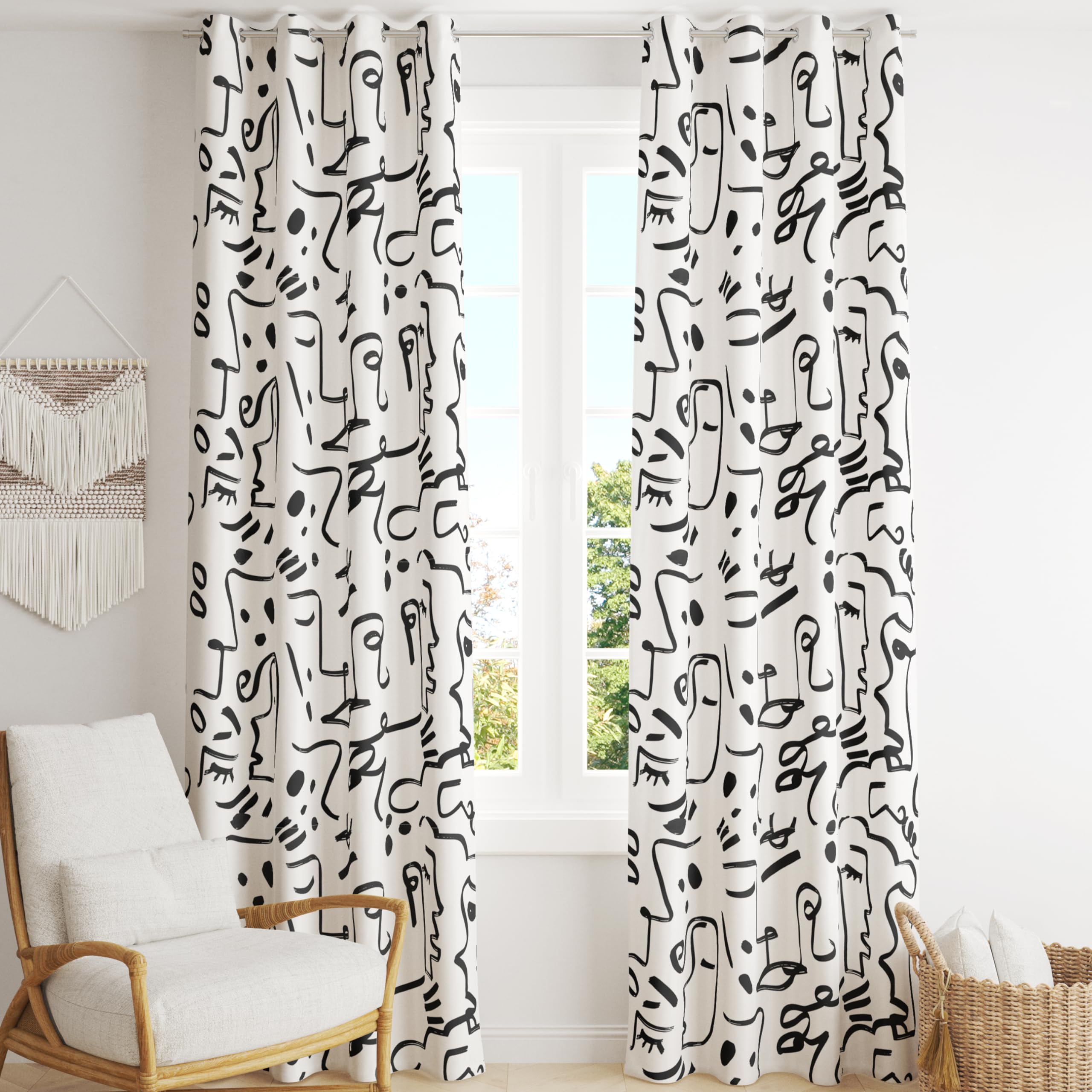 See full amazon price history chart for BFAM Modern Digital Print Blackout Curtains | Thermal Insulated | Full Room Darkening for Bedroom | Decorative Blackout Curtain (8 Feet, Abstract White) (Sold as 1) BFAM Modern Digital Print Blackout Curtains | Thermal Insulated | Full Room Darkening for Bedroom | Decorative Blackout Curtain (8 Feet, Abstract White) (Sold as 1) (B0D5HJZ21M) Amazon Price History, Amazon Price Tracker