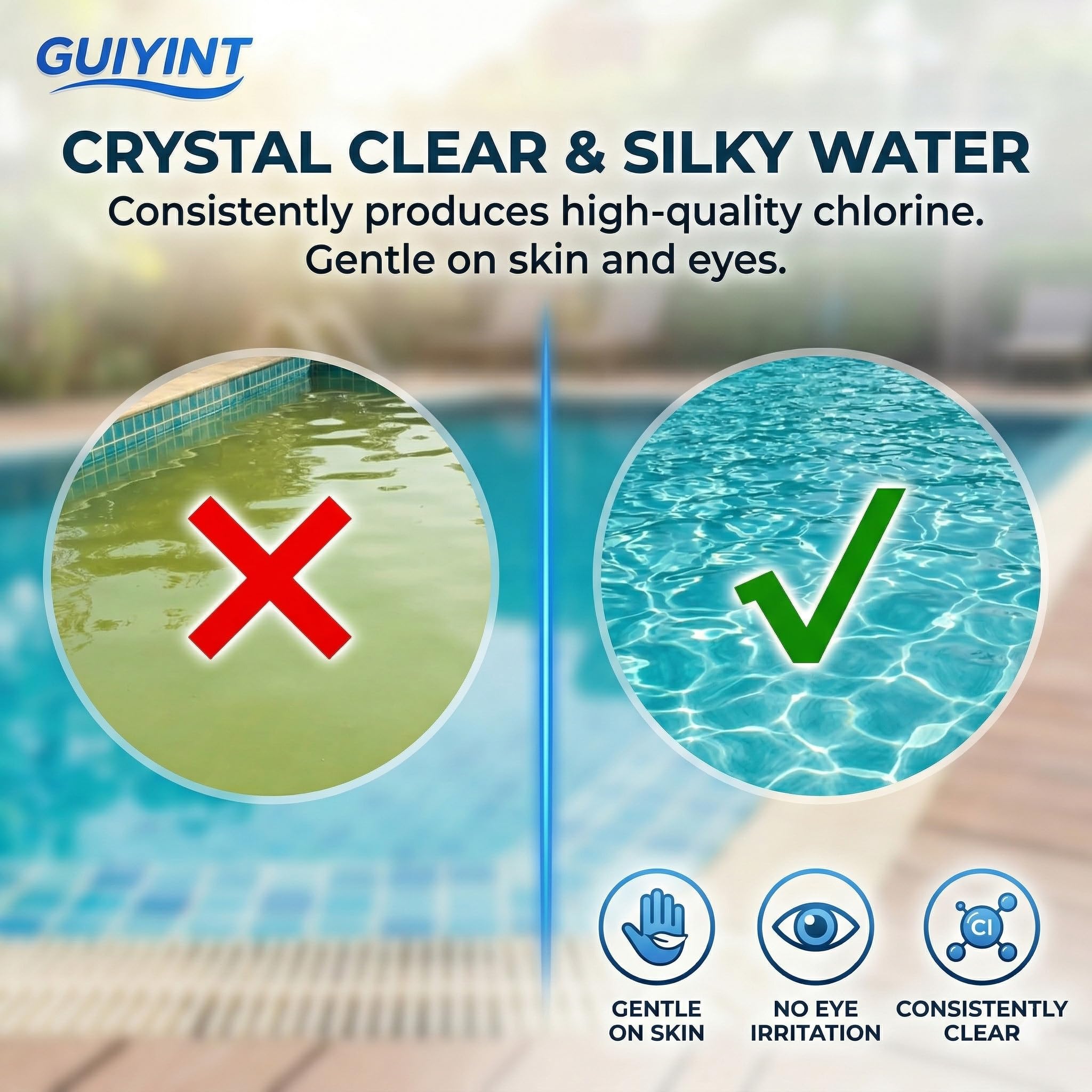 R0693900 - Conjunto de celdas salinas, se aplica a TruClear TRUCLEAR11K/ 11KU, sistema de clorador de piscina de agua salada, hasta 35,000 galones, repuesto para 956491, 43-100-1132, JDY-45