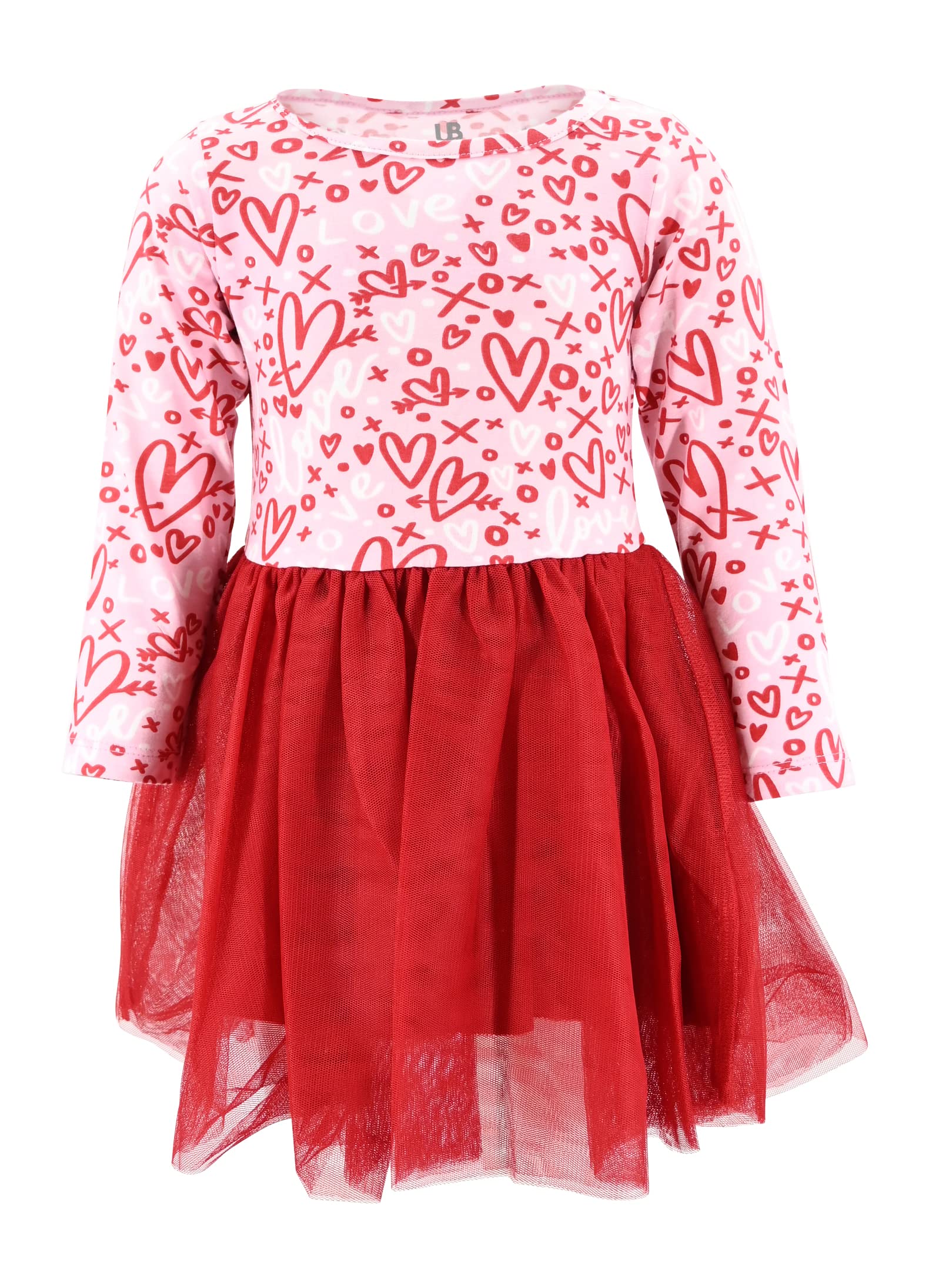 Girls Long Sleeve Tulle Tutu Dresses for Kid and Toddler