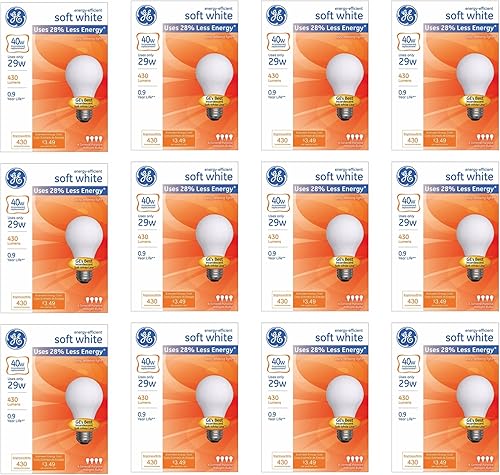GE Lighting - Bombilla halógena Swa19 de 29 W (48 unidades (paquete de 1))
