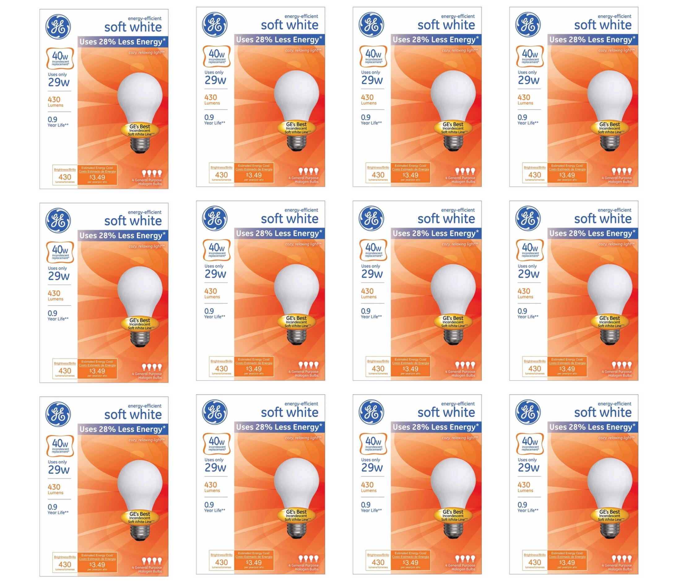GE Lighting - 29W Swa19 Halogen Bulb (‎48 Count (Pack of 1))