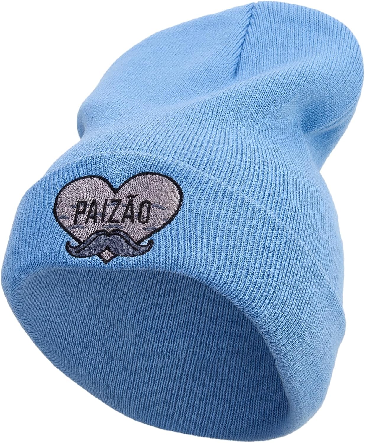 Beard Papi Embroidered 12 Inch Long Knitted Beanie
