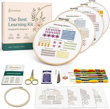 Bradove Classic Embroidery Learning Kit
