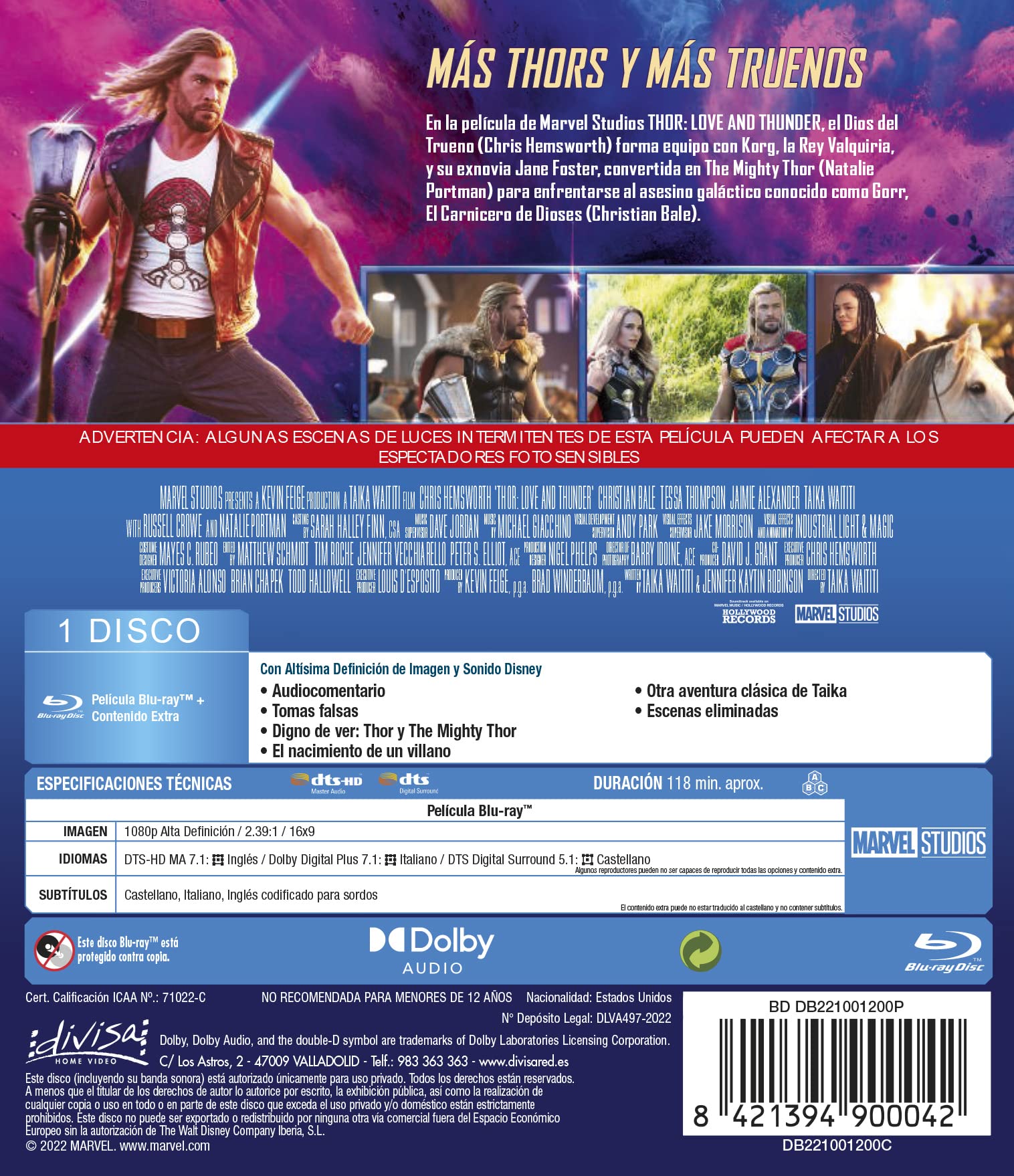 Thor: Love And Thunder (Blu-ray)