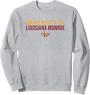 Louisiana Monroe ULM Warhawks Stacked Sweatshirt