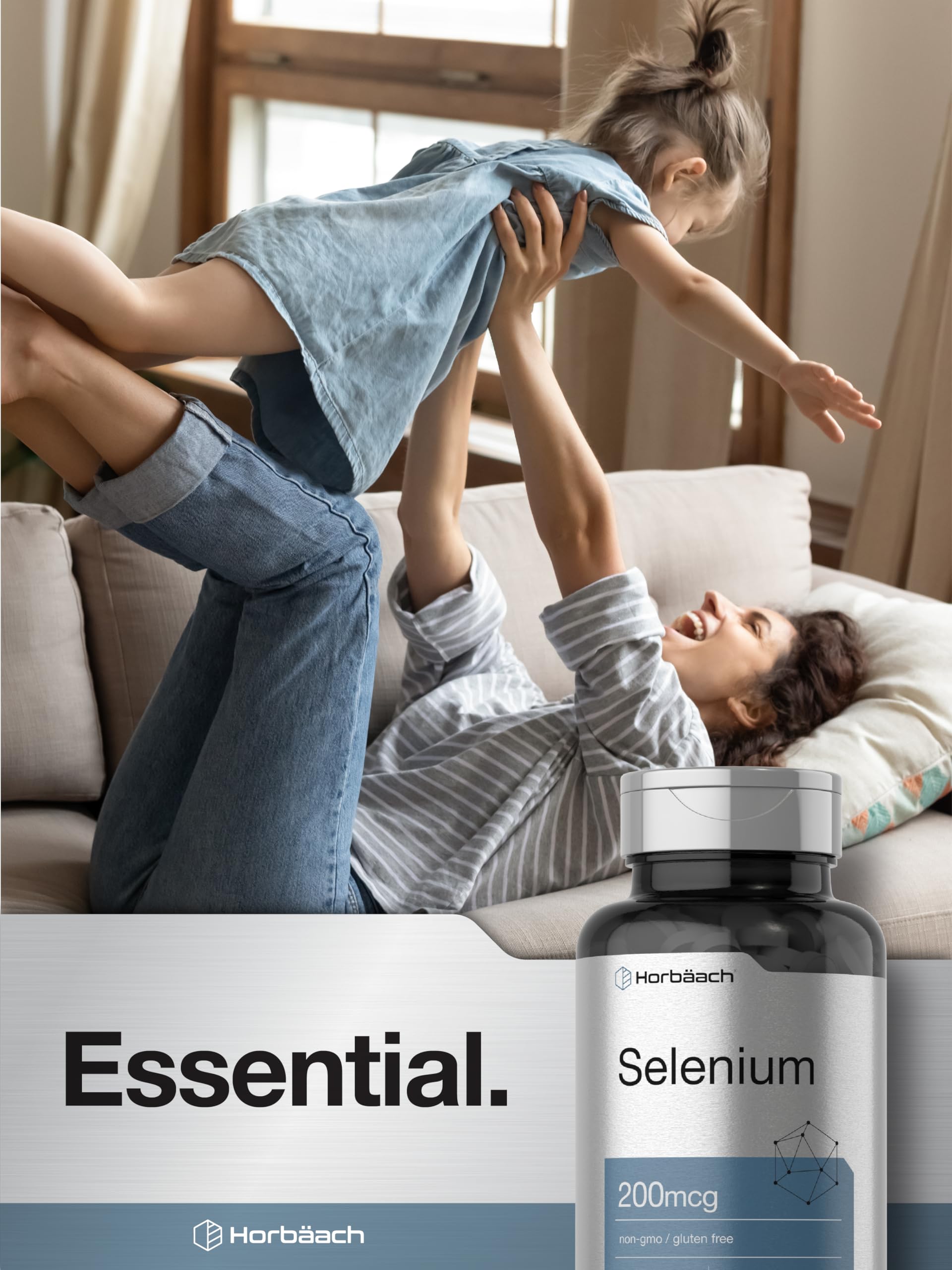 Horbäach Selenium Supplement for Women & Men | 200mcg | 120 Tablets — Amazon image 7