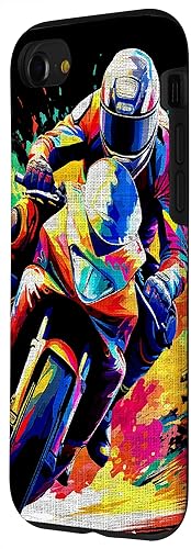 Vista 32 de iPhone 12 mini Ride Bike Motorcyclist Motorcycle Rider Biker moto Case