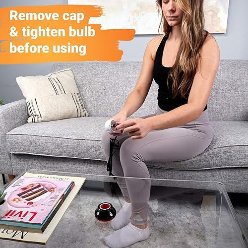 Miniatura 2 de M PAIN MANAGEMENT TECHNOLOGIES Theralamp - Varita térmica infrarroja para terapia de luz roja – Lámpara de calor de mano incluye bombilla de