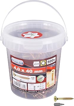 CONNEX B30081 Uni-Screws TX Bucket 4,0x40 a 500pcs
