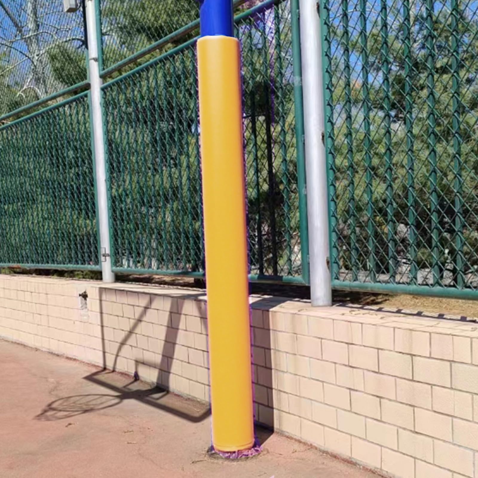 Outdoor Basketball Pole Pad, 6ft All Weather Protector Cushion for Metal and Concrete Columns, Garage Post Padding for Enhanced Safety and Durability