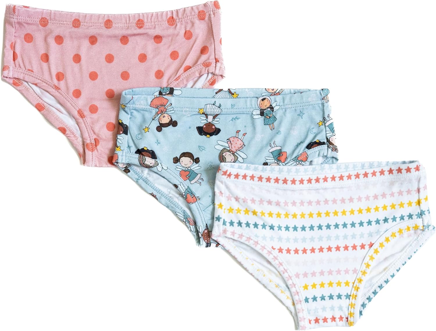 Girls Underwear, Set of 3, Soft Girl Panties, All Day Wear