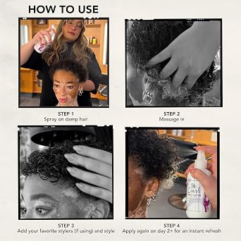 Bumble and bumble. Curl Reactivator Hair Mist | For Revived + Re-moisturized Coils, Curls, Waves | Anti Frizz | UV Protection| With Jojoba, Avocado + Coconut Oil
