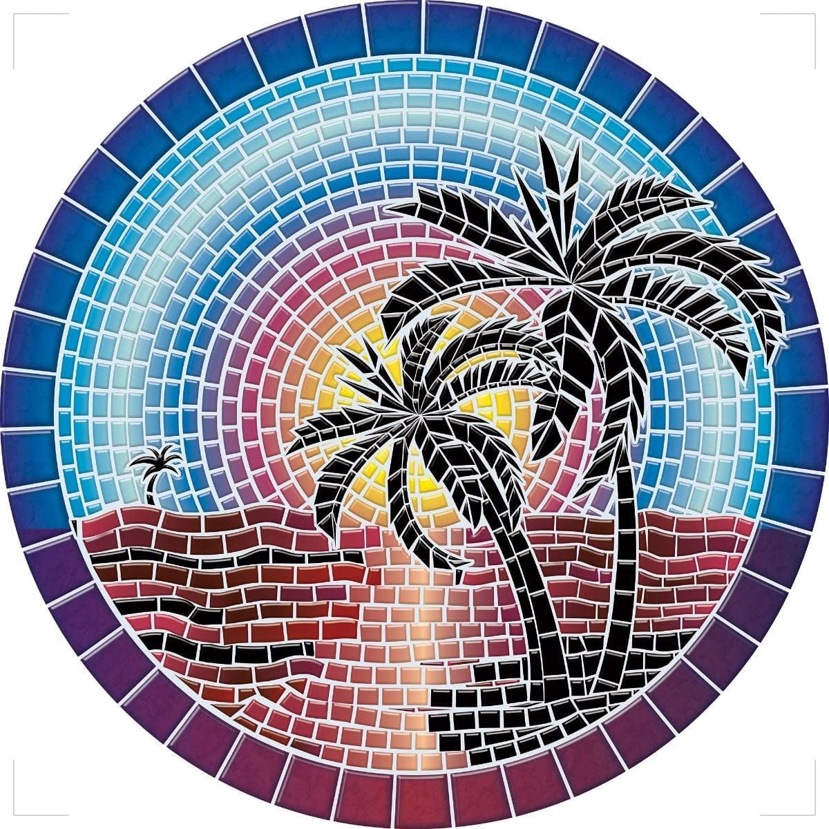 Decorative Pool Art - Poolmat - 50+ Designs Easy to Install and Remove