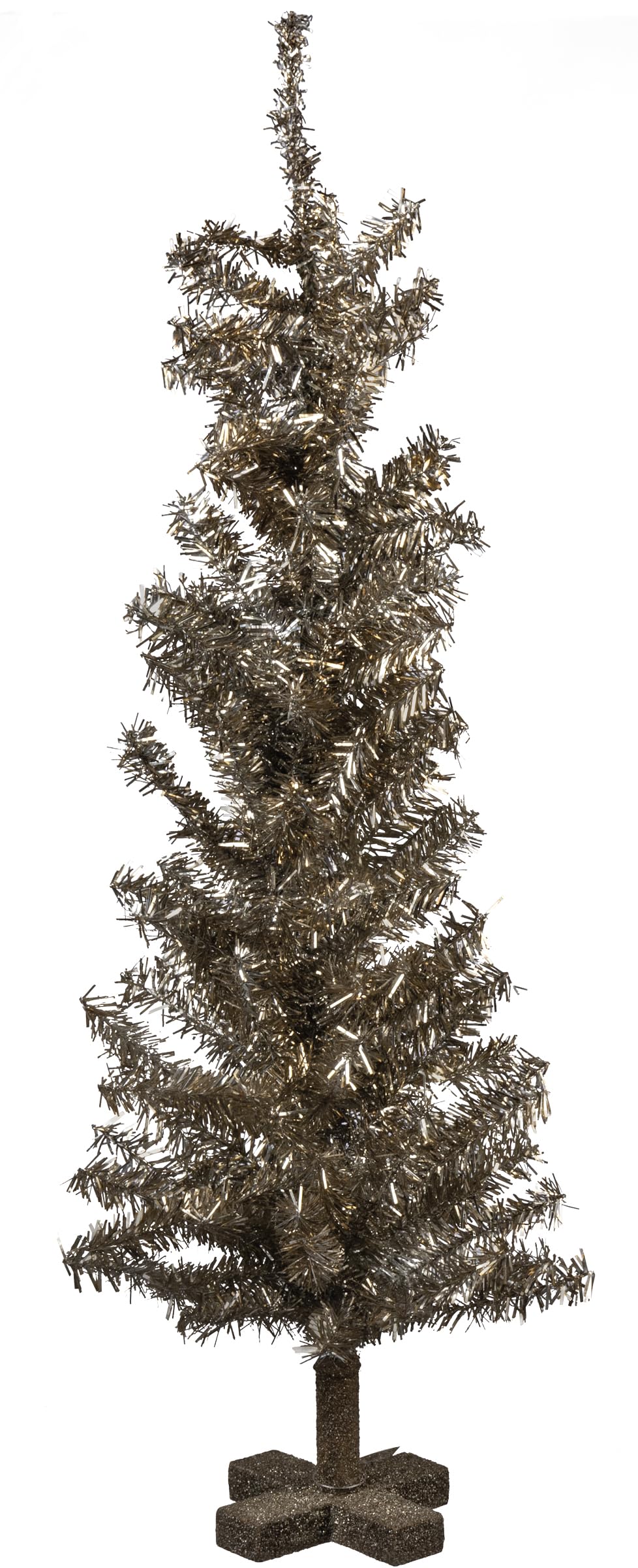 Guirlande arbre artificiel en fil malléable argenté et bois pour créer vos décors