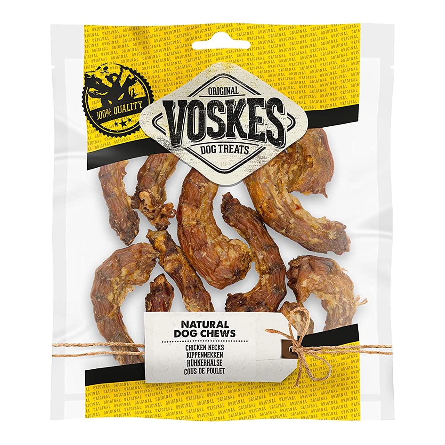 Voskes Natural Dried Chicken Necks 150g