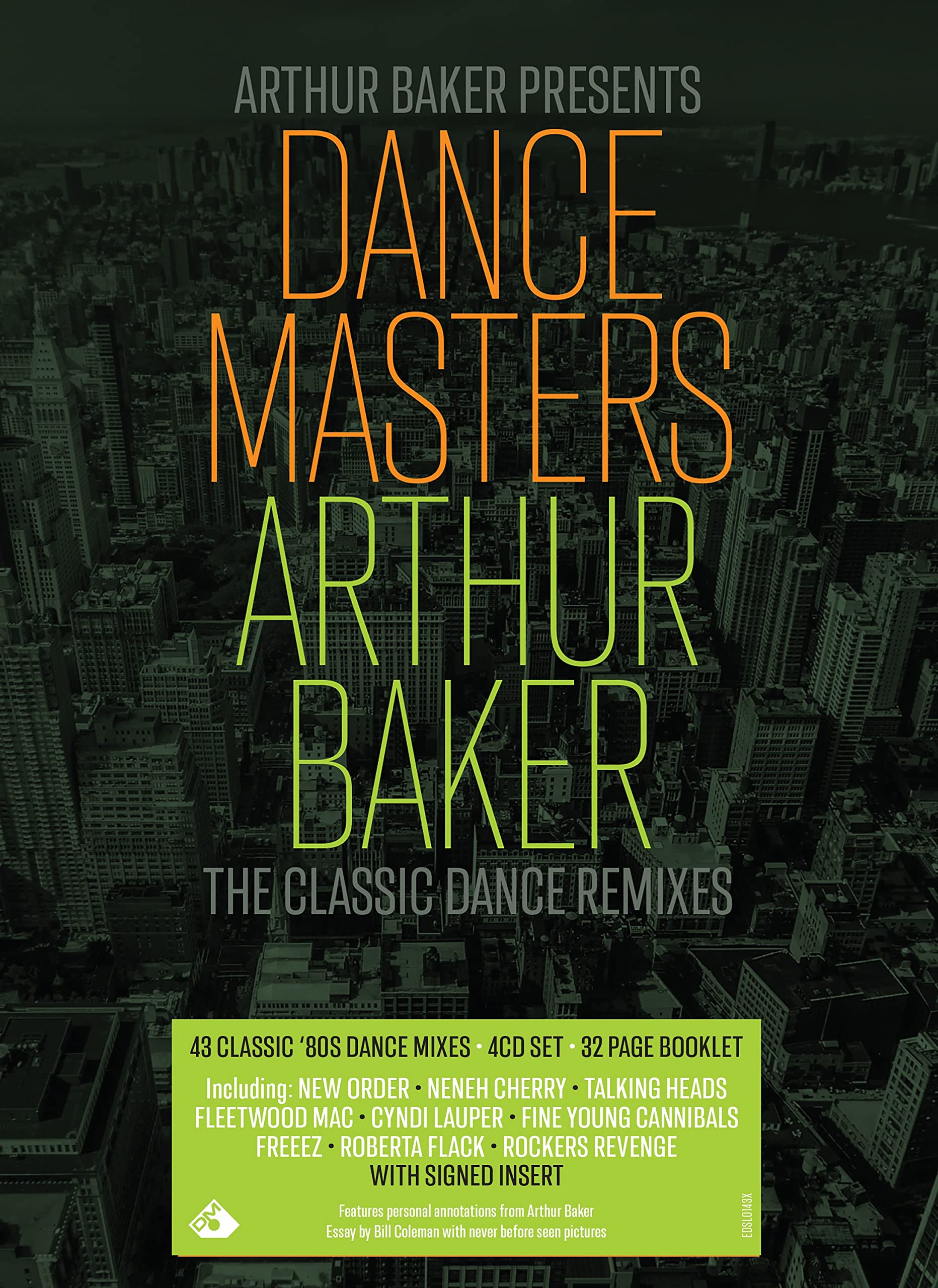Arthur Baker Presents Dance Masters - Arthur Baker (Signed Limited Edition)