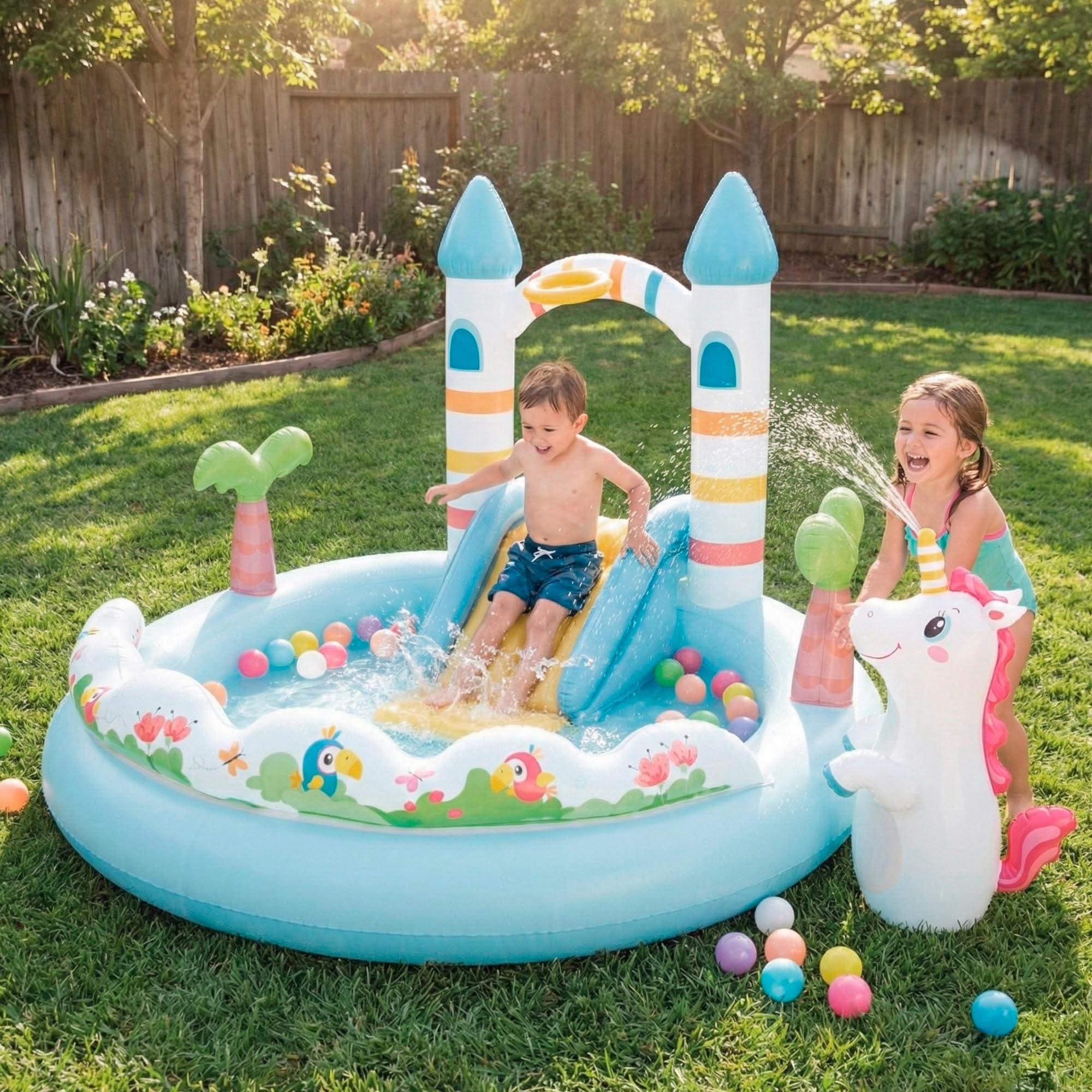 Intex Unicorn Castle Play Center 56148NP 196 x 178 x 127 cm