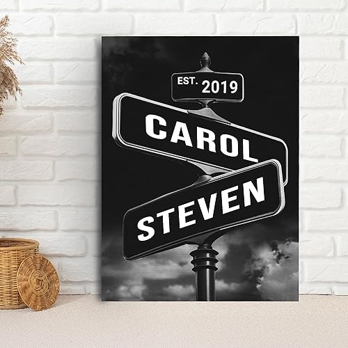 Easycosy Lienzo decorativo personalizado para pared, para habitación, impresiones en lienzo personalizadas con tus fotos, imagen familiar de