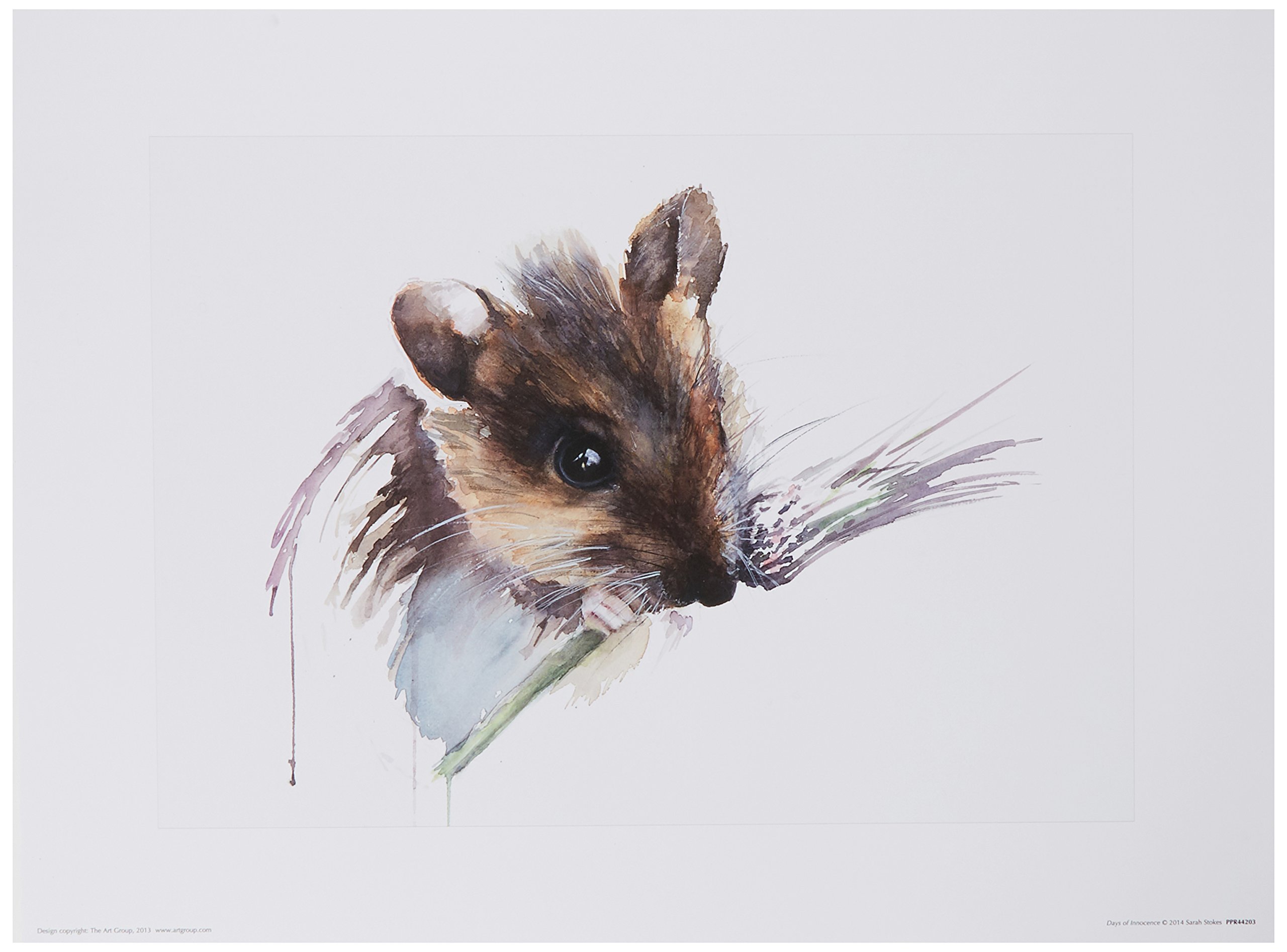 The Art Group "Sarah Stokes Days of Innocence Paper Art Print, Multi-Colour, 30 x 40 x 1.3 cm