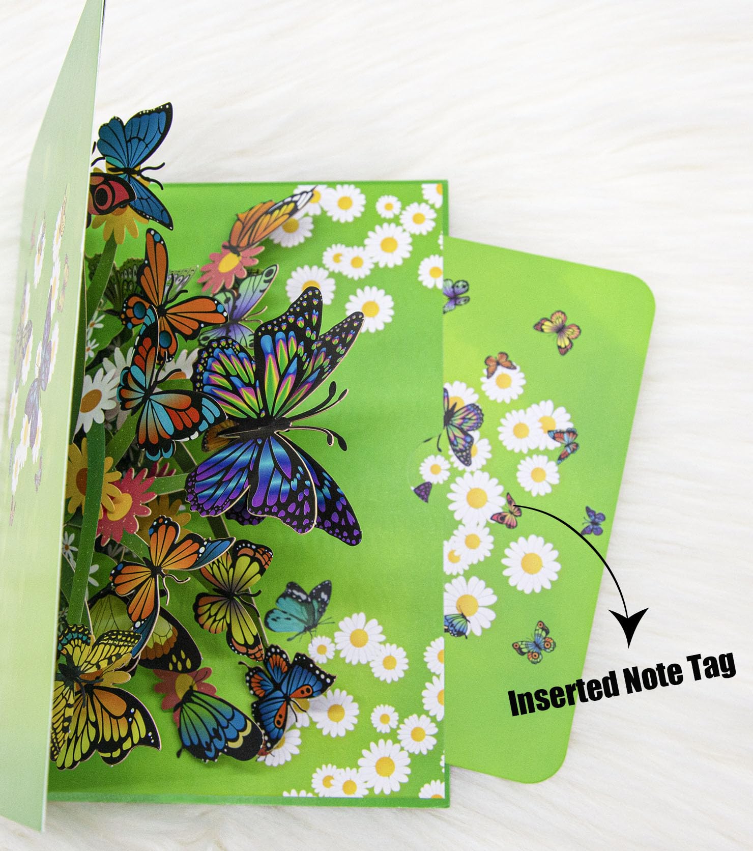 Carte Pop-up 3D Papillon Tournesol Sharonlily - Cadeau Saint-Valentin Anniversaire Occasion Spéciale