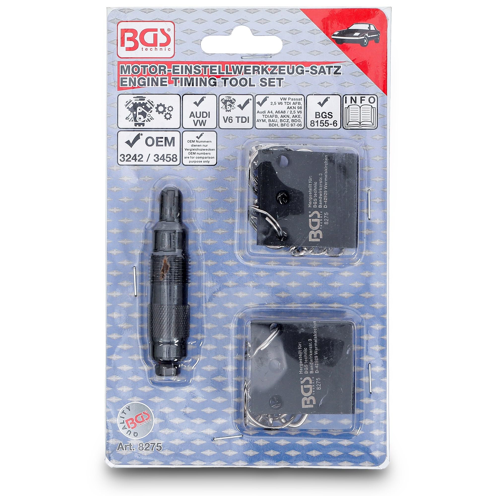 BGS 8155 Set Manutenzione Motore Per VAG – Utensili Per Distribuzione E Iniettori