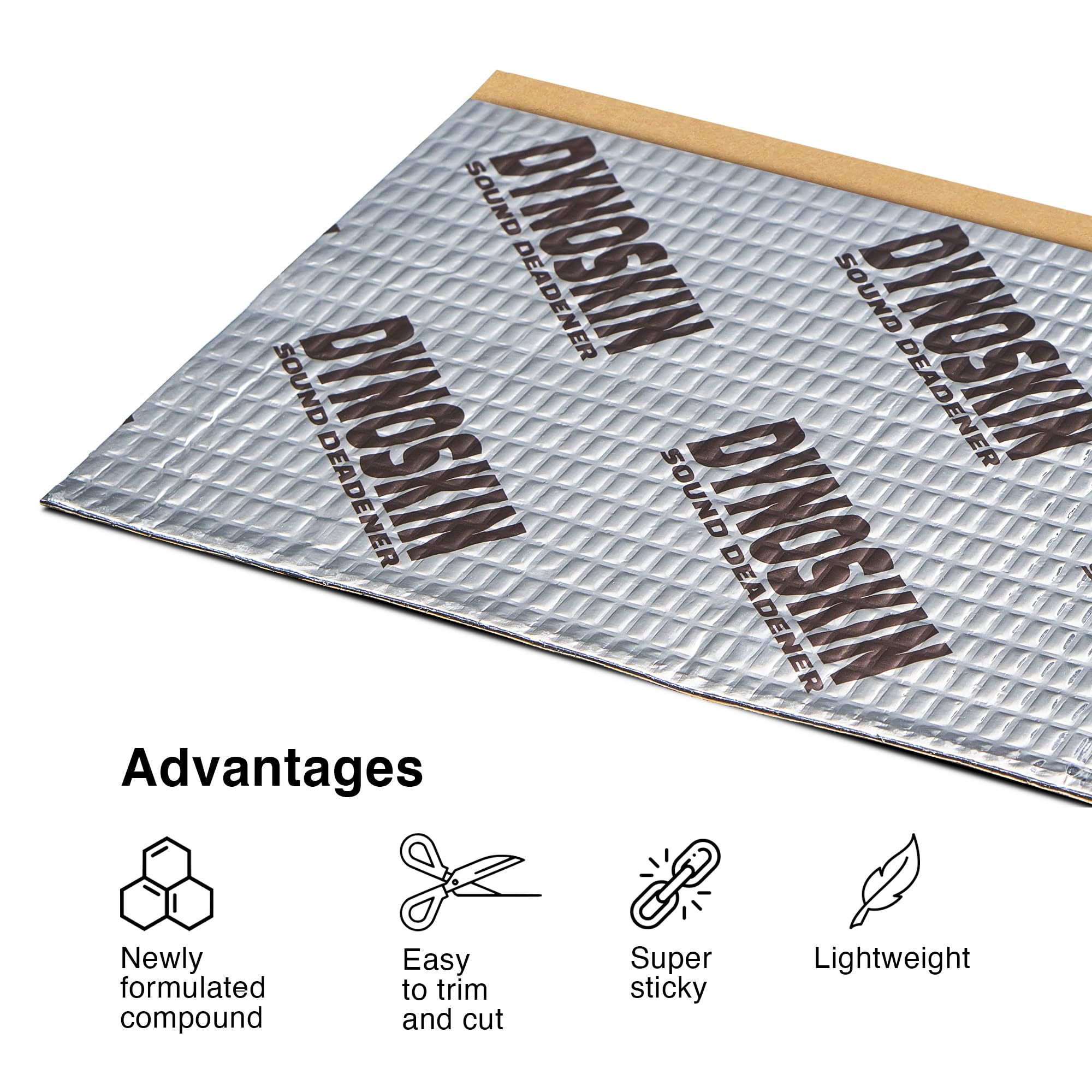 KILMAT 80 Mil (2 Mm) 18 Sqft (1.7 Sqm) Car Sound Deadening Mat, Alubutyl Automotive Sound Deadener, Audio Noise Insulation And Dampening - View #6