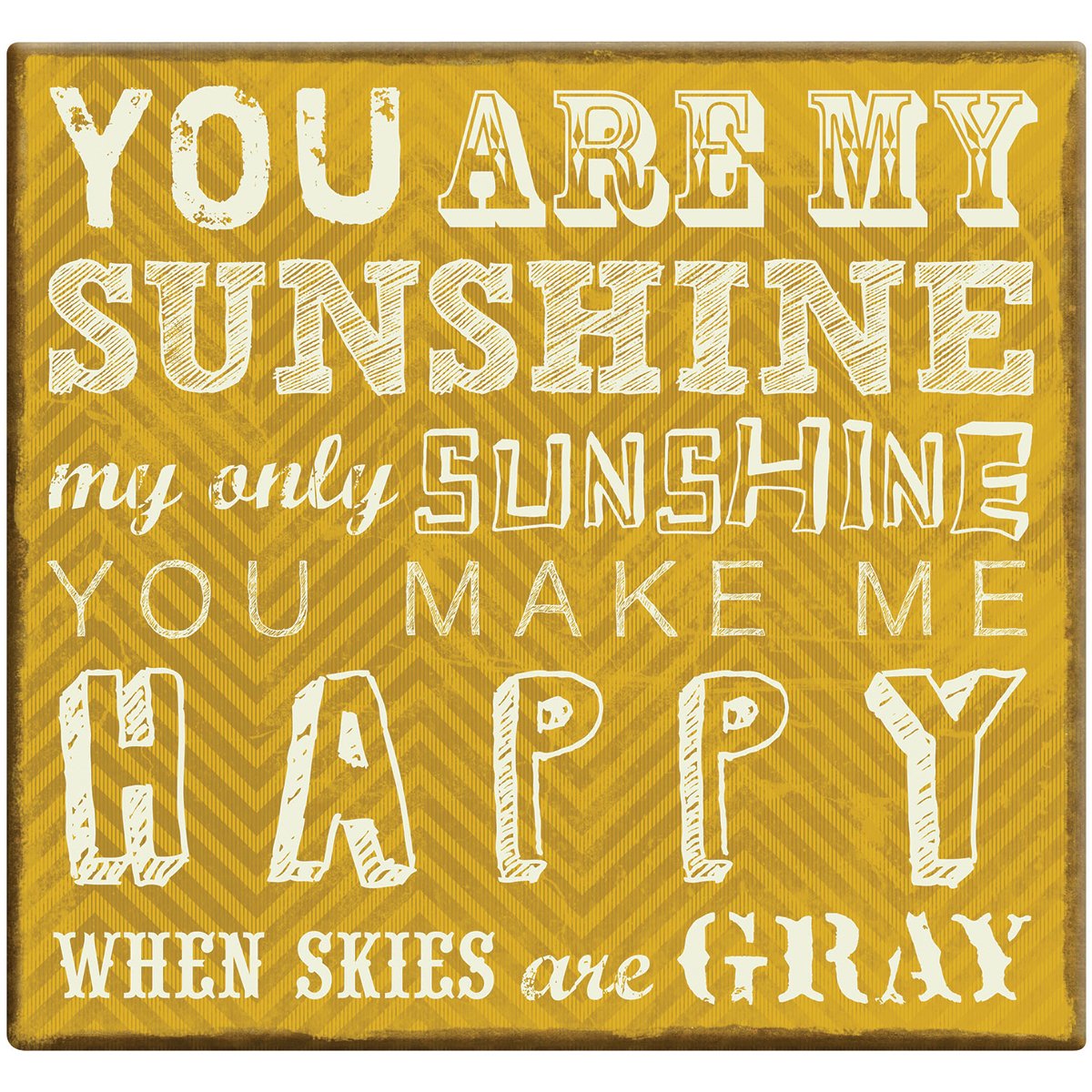 MCS Expressions Collection Expandable 10-Page Scrapbook Album with 12 x 12 Inch Pages, 13.5 x 12.5 Inch, "You Are My Sunshine"