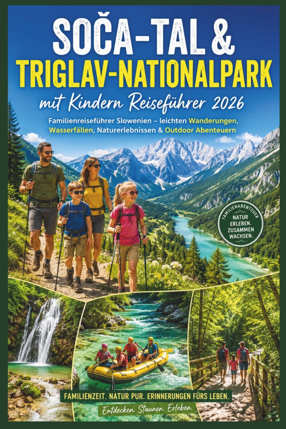 Soča-Tal & Triglav-Nationalpark mit Kindern Reiseführer 2026: Familienreiseführer Slowenien - leichten Wanderungen, Wasserfällen, Naturerlebnissen & Outdoor Abenteuern