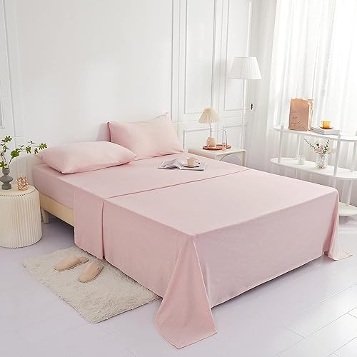 Miniatura 2 de Household - Sábana encimera de punto de 100 % algodón, tamaño Queen, ligera, súper suave, extremadamente duradera, transpirable y cómoda, 1 pieza