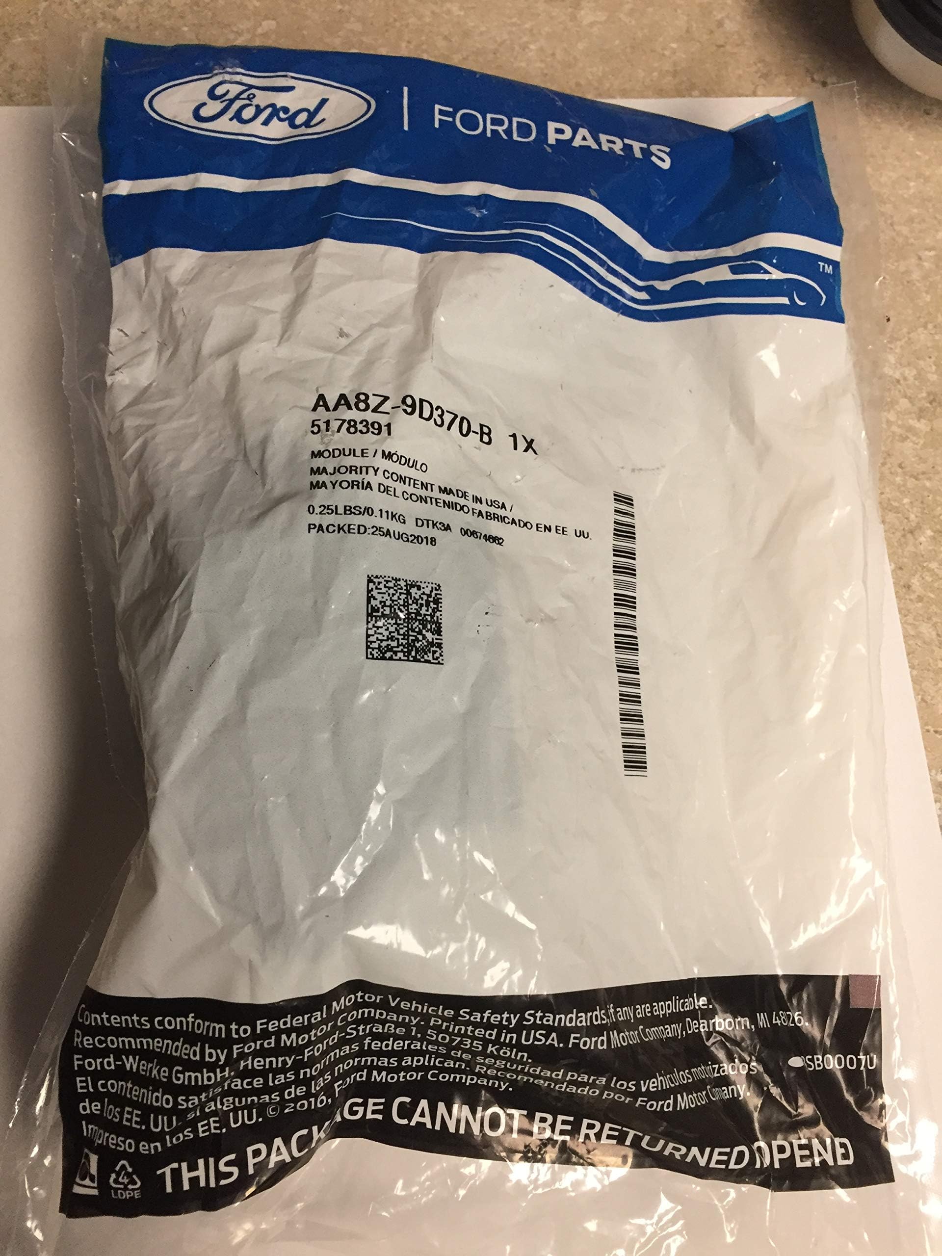 Ford AA8Z9D370B Module Fuel Pump Relay Module Automotive