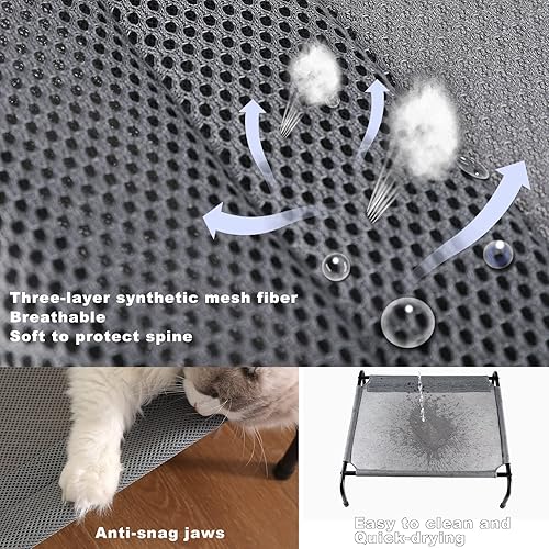 Miniatura 4 de CZPET Cat Bed Pet Bed Medium Size Double Sided Cushion Available in All Seasons Removable Foldable High Resilience Bed Filled Full Washable Bed