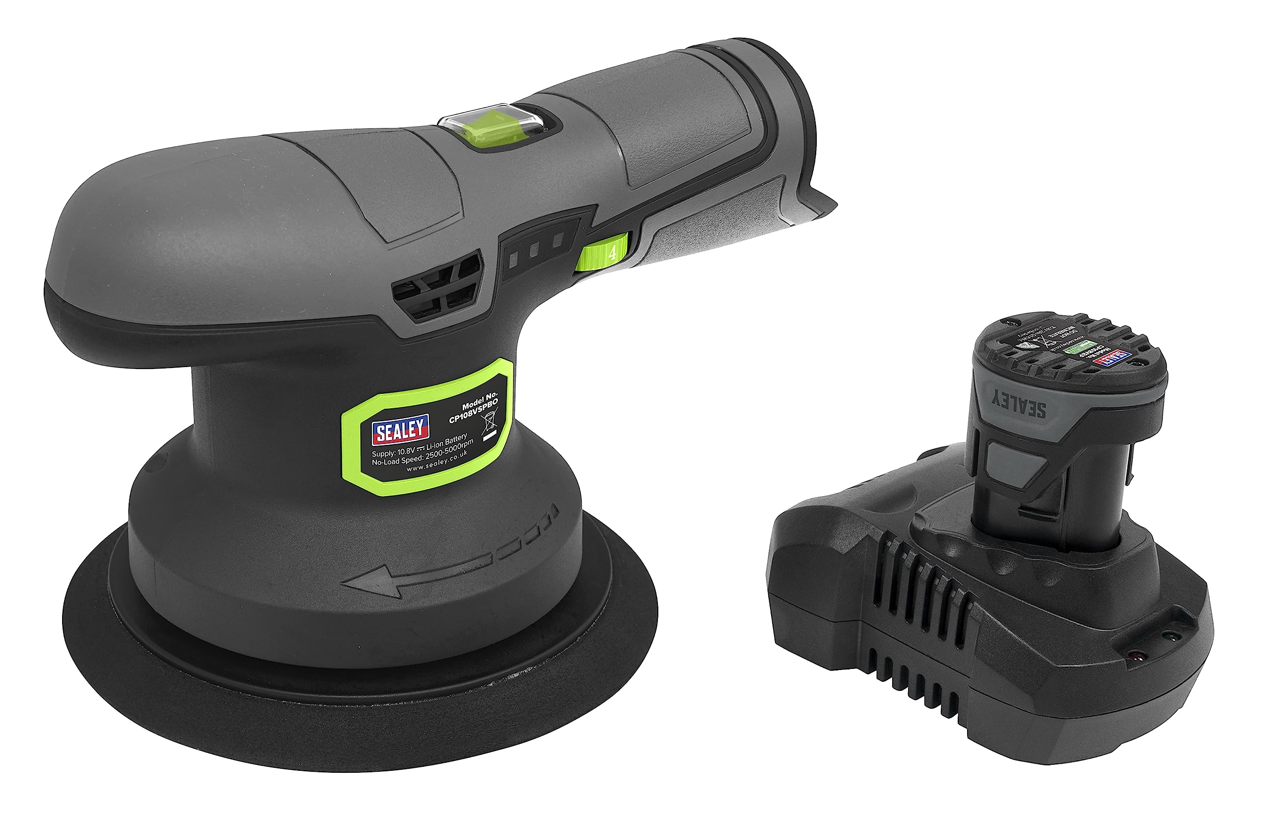Sealey Dual Action Sander/Polisher Kit 10.8V SV10.8 Series 150mm CP108VSP