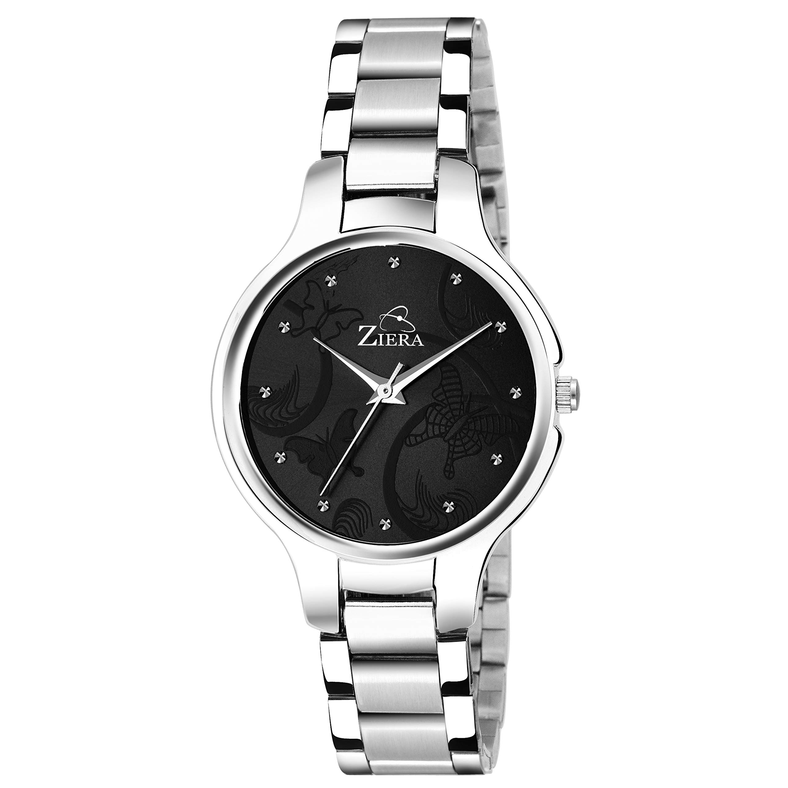 ZIERA Special Design Analogue Black Dial Womens Watch (B081QFTMN1) Amazon Price History, Amazon Price Tracker