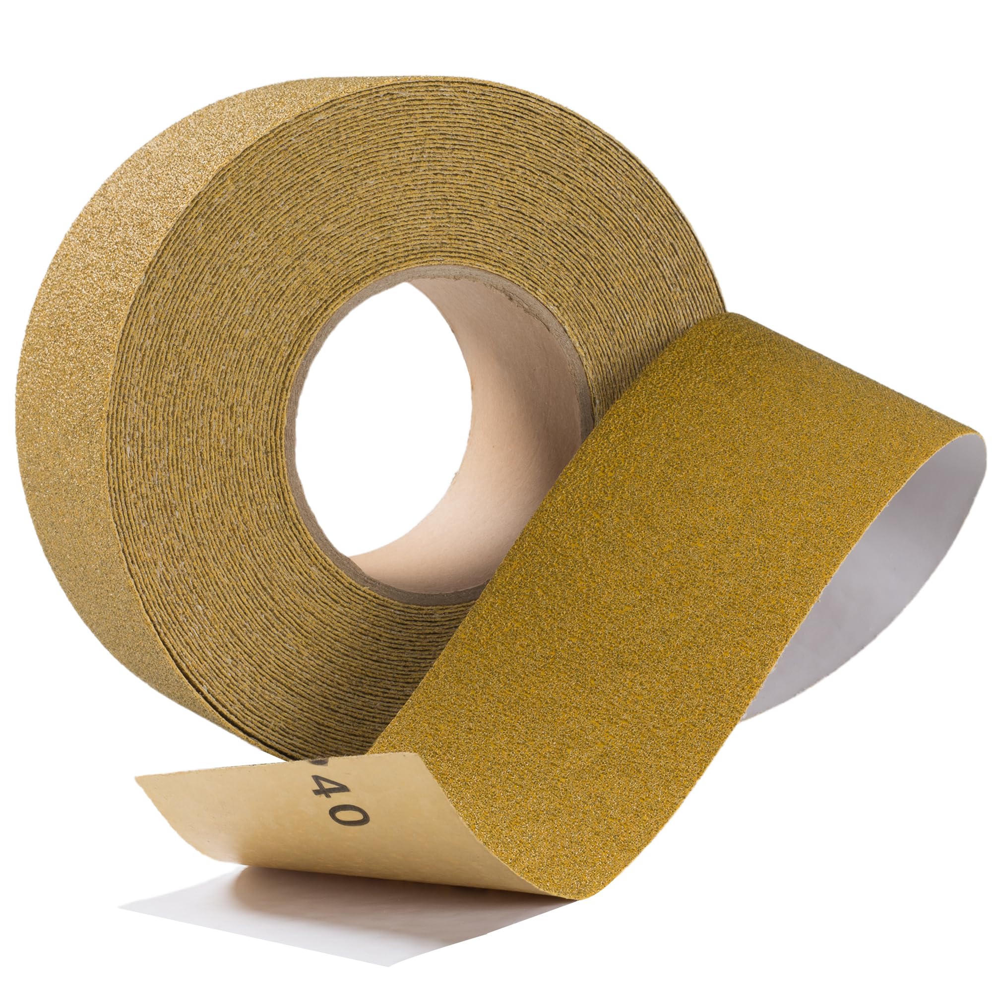 CowboyBOB PSA Longboard Sandpaper 40-Grit 2-3/4in x 20 Yards Self Adhesive Stickyback Sandpaper for Automotive Woodworking Air File Sanders Hand Sanding Blocks Abrasive Sheet Roll — image 1