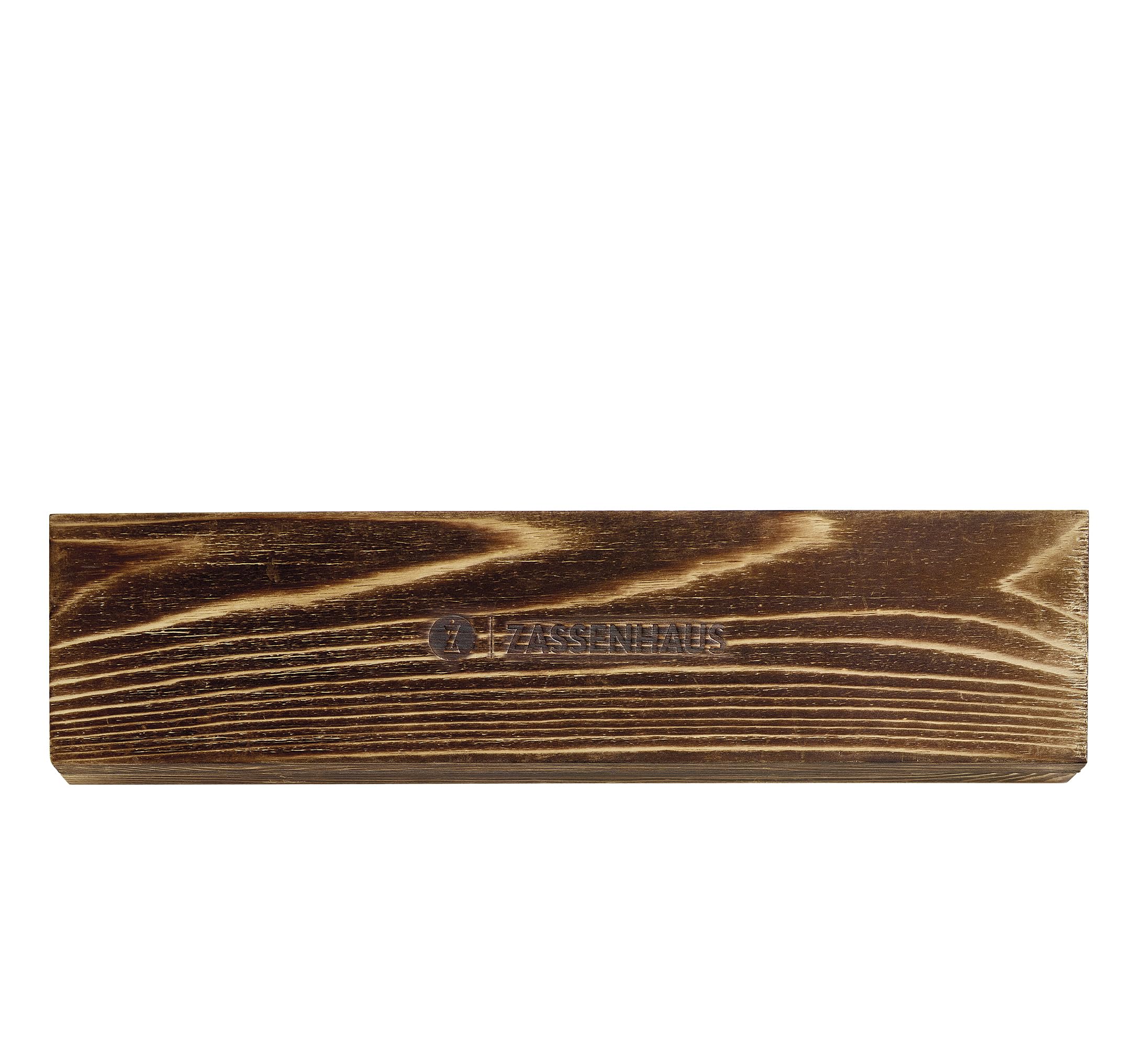 Zassenhaus Nakiri-Messer KYOTO, handgeschmiedeter Klingenstahl, 18 cm | japanischer 440C-Klingenstahl, 60 HRC Härtegrad, ergonomischer Wenge-Holzgriff, 15° Schleifwinkel, attraktive Holzbox