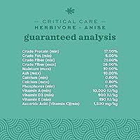 Vista 4 de Oxbow Critical Care Herbivore, Alimento de Emergencia para Cobayas, Comida para Conejos para Recuperación, Sabor Natural a Anís, Fórmula