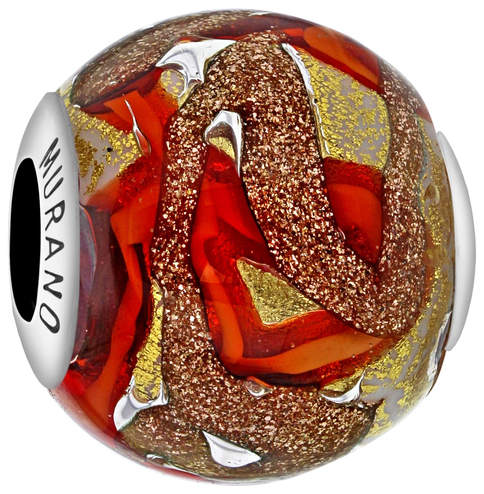 Tuscany Charms - Charm in argento Sterling con perle di Murano