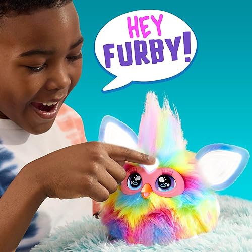 Miniatura 3 de Furby Tie Dye, 15 accesorios de moda, juguetes de peluche interactivos para niñas y niños de 6 años en adelante, animatronic activado por voz