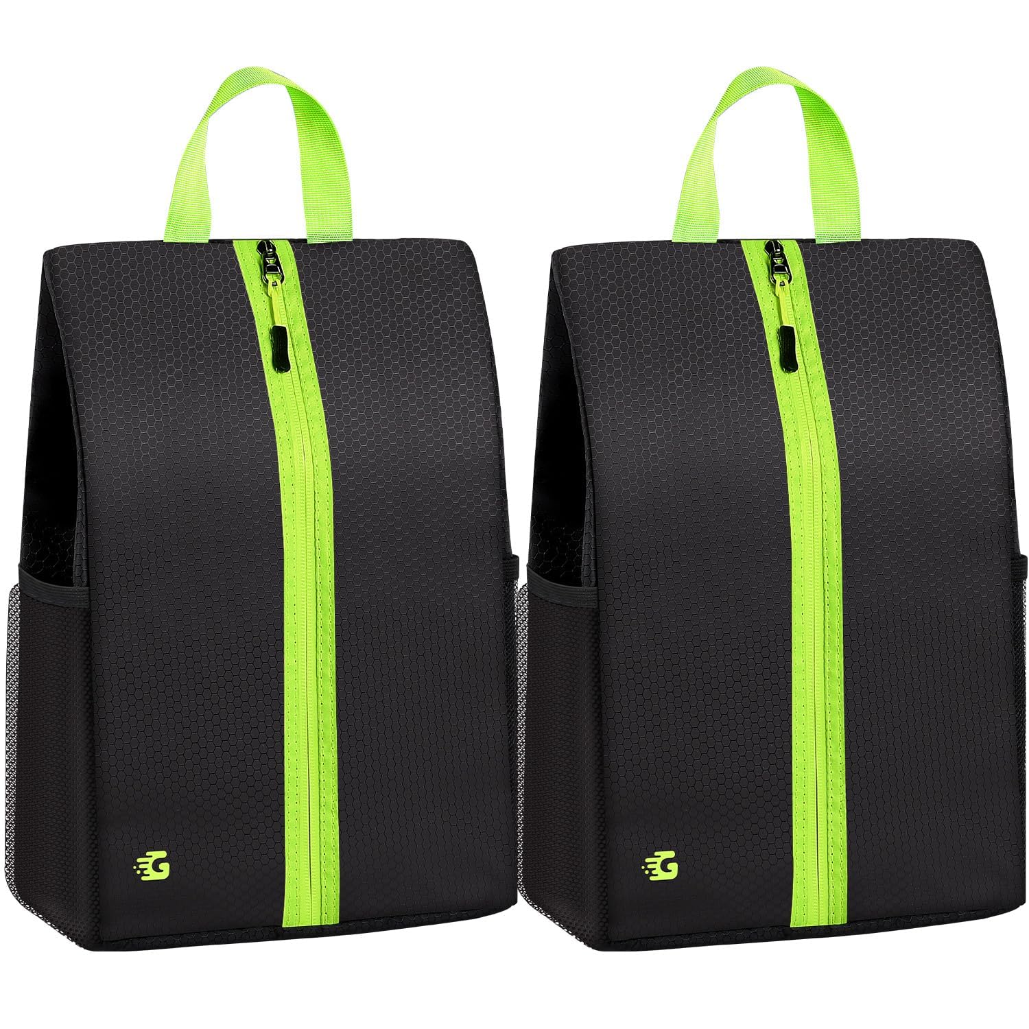 Bolsas de tacos para deportes a prueba de olores, Negro y Negro, Standard 14 US, Deporte