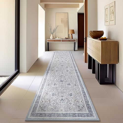 Miniatura 210 de Phantoscope Vintage Collection - Alfombra de área de 8 x 10 pies, alfombra grande para sala de estar, lavable, bohemio, antideslizante