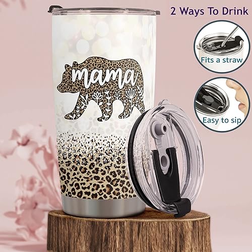 Miniatura 14 de Macorner Regalos para abuela, vaso de acero inoxidable de 20 onzas para mujeres, regalo de cumpleaños, Navidad, Día de la Madre, para mamá, Nana A1