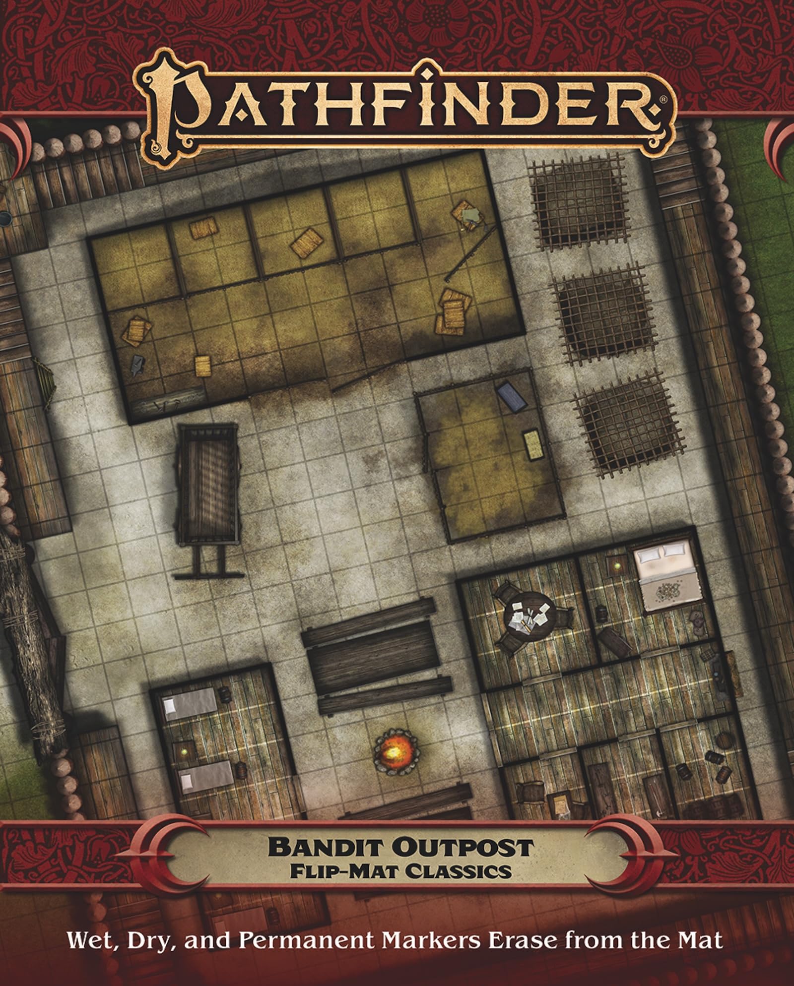 Pathfinder Flip-Mat Classics: Bandit Outpost by Corey Macourek