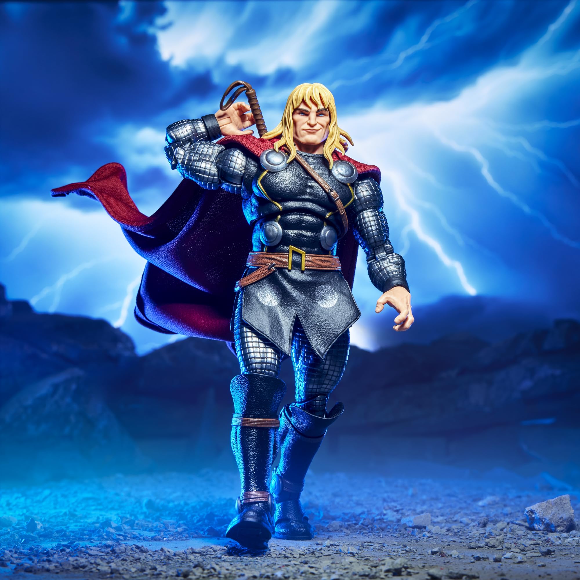Marvel Legends Maximum Series Thor, Deluxe Action-Figur (15 cm) zum Sammeln zu den Thor Comics; beweglich für Starke Posen; Accessoires für einen Gott des Donners