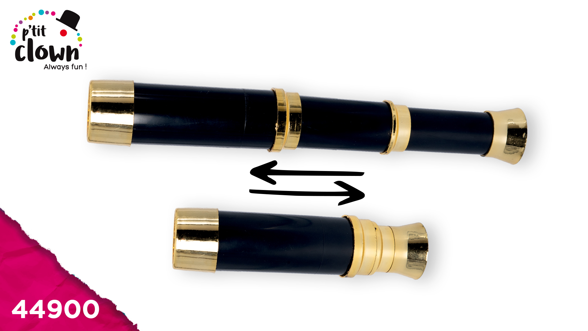 Longue Vue Style Pirate - Accessoire Pirate | Jolly Roger