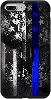 Vista 12 de Trump Police USA Flag Skull Thin Blue Line Support Case for iPhone 17