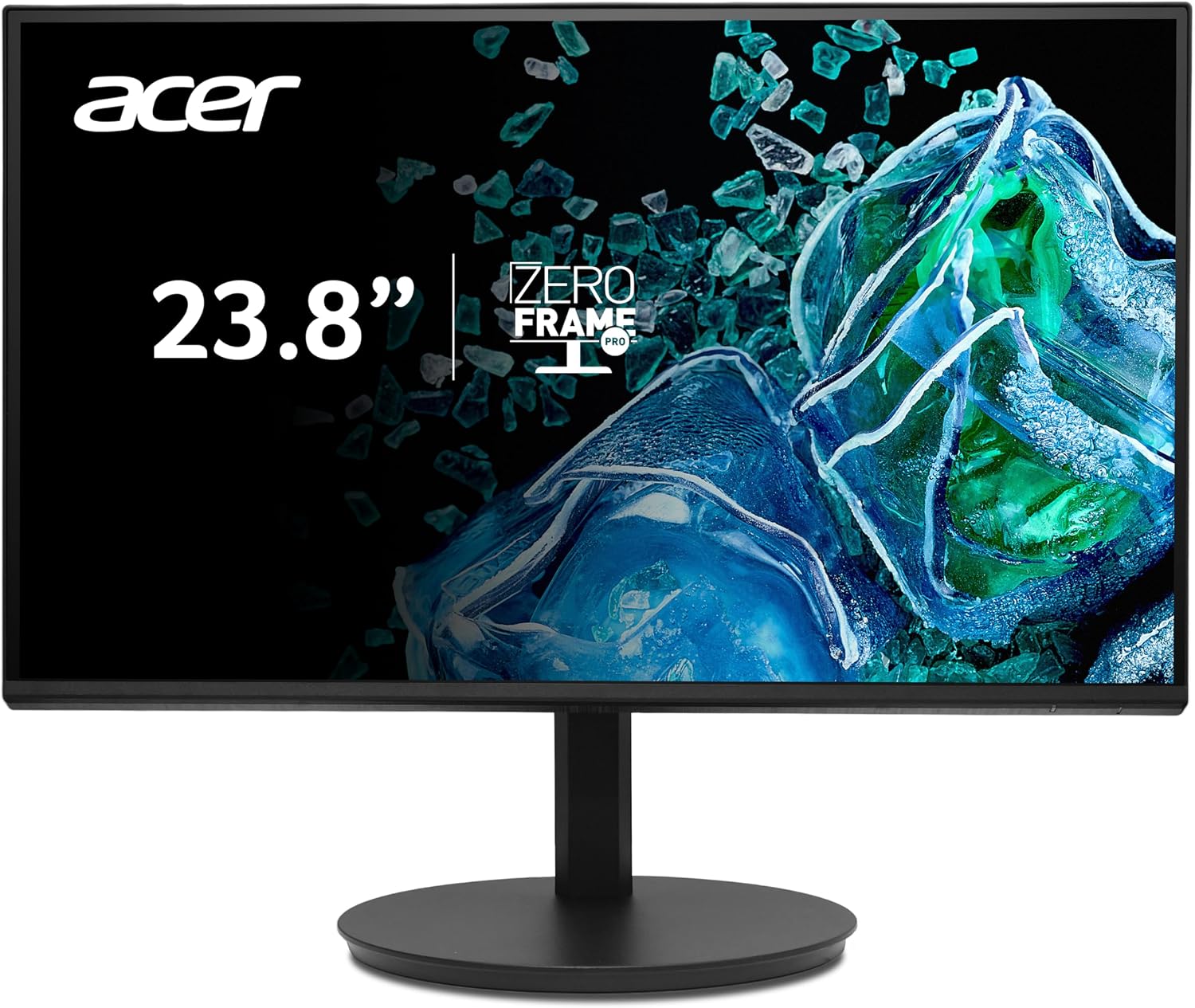 Monitor Acer CB242Y Gbipr 23.8” LED IPS 120Hz 85% de PCR Adaptive-Sync Support Pivô 90º Selo Energy star Monitor Acer CB242Y Gbipr 23.8” LED IPS 120Hz 85% de PCR Adaptive-Sync Support Pivô 90º Selo Energy star