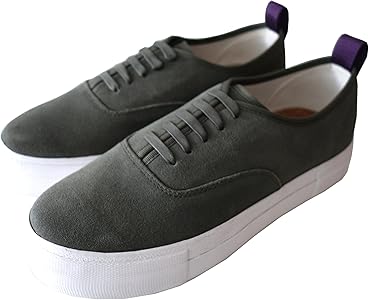 Amazon | [エイティーズ] MOTHER LEATHER SUEDE SNEAKER ARMY GREEN