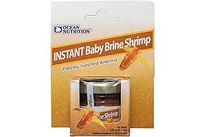 Ocean Nutrition Instant Baby Brine Shrimp 0.7-Ounces, Ready-to-Use Aquarium Fish Food